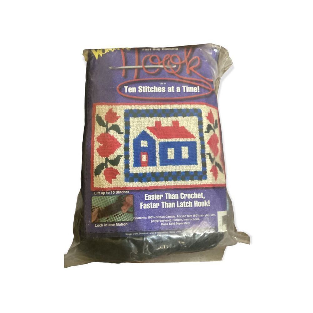 New Vintage Wonder Hook Fast Rug Hooking Kit